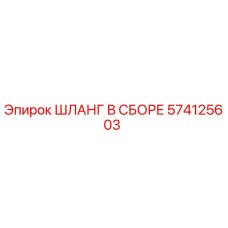 574125603 ШЛАНГ В СБОРЕ Epiroc