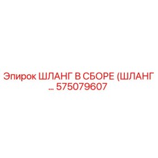 575079607 ШЛАНГ В СБОРЕ (ШЛАНГ…) Epiroc
