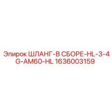 1636003159 ШЛАНГ-В СБОРЕ-HL-3-4G-AM60-HL Epiroc