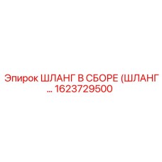 1623729500 Шланг в сборе (HOSE ASSEMBLY) Epiroc