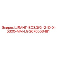 2670558481 ШЛАНГ-ВОЗДУХ-2-ID-X-5300-MM-LG Epiroc