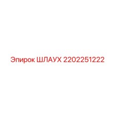 2202251222 ШЛАУХ Epiroc