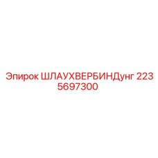2235697300 ШЛАУХВЕРБИНДунг Epiroc