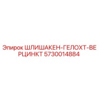 5730014884 ШЛИШАКЕН-ГЕЛОХТ-ВЕРЦИНКТ Epiroc