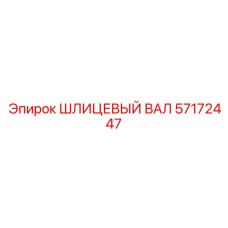 57172447 ШЛИЦЕВЫЙ ВАЛ Epiroc