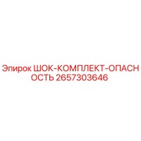 2657303646 ШОК-КОМПЛЕКТ-ОПАСНОСТЬ Epiroc