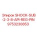 9753230853 SHOCK-SUB-2-3-8-API-REG-PIN Epiroc