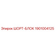 1901004125 ШОРТ-БЛОК Epiroc