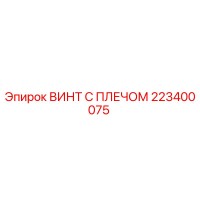 ВИНТ С ПЛЕЧОМ 223400075 Epiroc