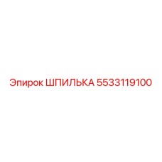5533119100 ШПИЛЬКА Эпирок