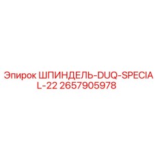 2657905978 ШПИНДЕЛЬ-DUQ-SPECIAL-22 Epiroc