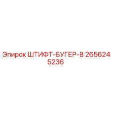2656245236 ШТИФТ-БУГЕР-B Epiroc