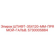 5730005884 ШТИФТ-35X120-ММ-ПРЯМОЙ-ГАЛЬВ. Epiroc