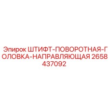 2658437092 ШТИФТ-ПОВОРОТНАЯ-ГОЛОВКА-НАПРАВЛЯЮЩАЯ Epiroc