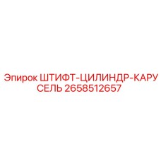 2658512657 ШТИФТ-ЦИЛИНДР-КАРУСЕЛЬ Epiroc