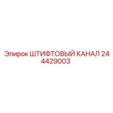 244429003 ШТИФТОВЫЙ КАНАЛ Epiroc