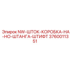 3760011351 NW-ШТОК-КОРОБКА-НА-НО-ШТАНГА-ШТИФТ Epiroc