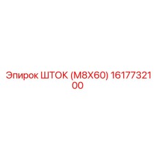 1617732100 ШТОК (М8Х60) Epiroc