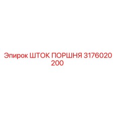 3176020200 ШТОК ПОРШНЯ Epiroc