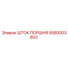 5580003802 ШТОК ПОРШНЯ Epiroc