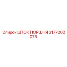 3177000075 ШТОК ПОРШНЯ Epiroc