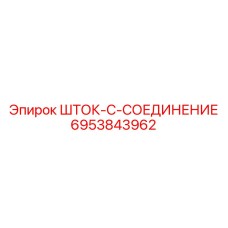 6953843962 ШТОК-C-СОЕДИНЕНИЕМ Epiroc
