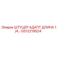 GS12219524 ШТУЦЕР АДАПТ ДЛИНА 1/4… Epiroc