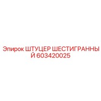 603420025 ШТУЦЕР ШЕСТИГРАННЫЙ Epiroc