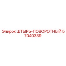 57040339 ШТЫРЬ-ПОВОРОТНЫЙ Epiroc