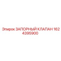 1624395900 ЗАПОРНЫЙ КЛАПАН Epiroc