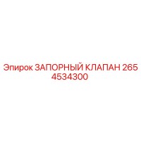 2654534300 ЗАПОРНЫЙ КЛАПАН Epiroc
