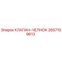 2657109613 КЛАПАН-ЧЕЛНОК Epiroc