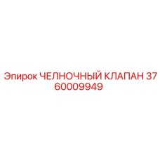 3760009949 ЧЕЛНОЧНЫЙ КЛАПАН Epiroc