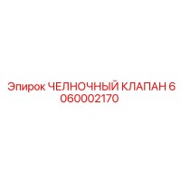 6060002170 ЧЕЛНОЧНЫЙ КЛАПАН Epiroc