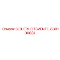 830100881 SICHERHEITSVENTIL Epiroc