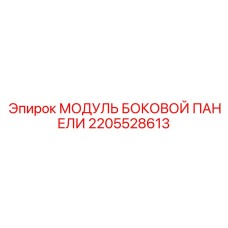 2205528613 МОДУЛЬ БОКОВОЙ ПАНЕЛИ Epiroc