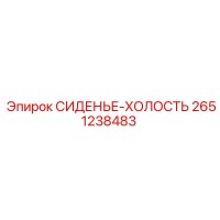 2651238483 СИДЕНЬЕ-ХОЛОСТЬ Epiroc
