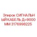 Изображение сигнального кабеля Epiroc 3176998225 длиной 9000 мм