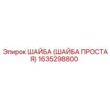 1635298800 ШАЙБА (ШАЙБА ПРОСТАЯ) Epiroc