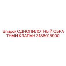 3186015900 ОДНОПИЛОТНЫЙ ОБРАТНЫЙ КЛАПАН Epiroc