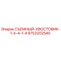 9753202540 СЪЕМНЫЙ ХВОСТОВИК 1 X 4 1/4 Epiroc