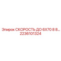 2236101324 СКОРОСТЬ ДО 6X70 8 8… Epiroc