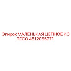 4812055271 МАЛЕНЬКАЯ ЦЕПНОЕ КОЛЕСО Epiroc