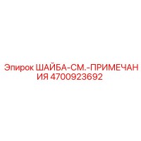 ШАЙБА-СМ.-ПРИМЕЧАНИЯ (4700923692) | Epiroc