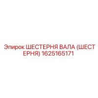 1625165171 ШЕСТЕРНЯ ВАЛА (ШЕСТЕРНЯ) Epiroc