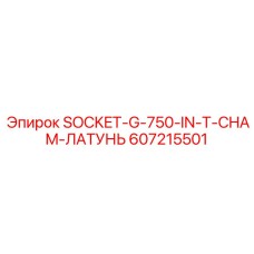 607215501 SOCKET-G-750-IN-T-CHAM-ЛАТУНЬ Epiroc
