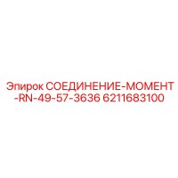 6211683100 СОЕДИНЕНИЕ-МОМЕНТ-RN-49-57-3636 Epiroc