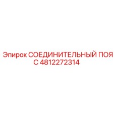 4812272314 СОЕДИНИТЕЛЬНЫЙ ПОЯС Epiroc