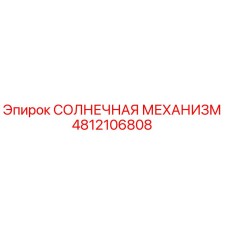 4812106808 СОЛНЕЧНАЯ МЕХАНИЗМ Epiroc