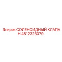 4812325079 СОЛЕНОИДНЫЙ КЛАПАН Epiroc